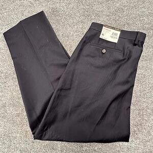 Greg Norman for Tasso Elba Navy Wool Dress Pants Size 40W 30L NWT #484